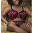 thumbnail image 4 of Goddess Kayla Support Underwire Bra (6162),42L,Dark Romance, 4 of 5