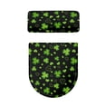 thumbnail image 5 of HELLHERO Pack of 2 Toilet Top Cover for Modern Bathrooms Heart-Shaped Clover Pattern Soft Toilet Lid Cover and Toilet Tank Lid Cover Adjustable, 5 of 8