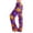Dark Purple, variant on Pajama Pants Women Halloween Ghost Print Soft Stretch Drawstring Comfy Lounge Bottoms