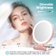thumbnail image 5 of Espejo de Aumento B Beauty Planet 30X con Luz, Oro Rosa, 5 of 7