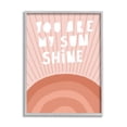 thumbnail image 4 of Stupell Industries My Sunshine Motivational Phrase Orange Blush Rainbow Sunrays,24 x 30, Design by Nancy McKenzie, 4 of 5