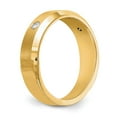 thumbnail image 6 of 14K Yellow Gold Ring Band Wedding Diamond, Lab Grown Round, 6 of 8