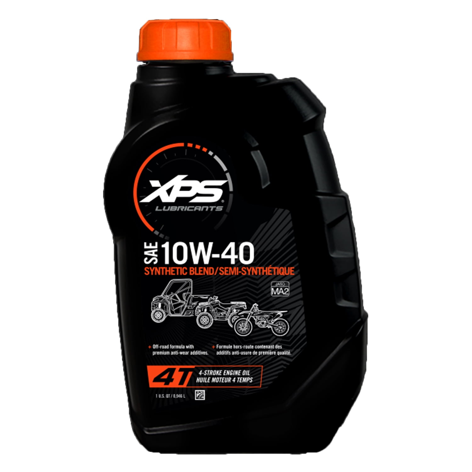 Can-Am New OEM, XPS 1 Quart (946 ml) 4T 10W-40 Synthetic Blend Oil, 779425
