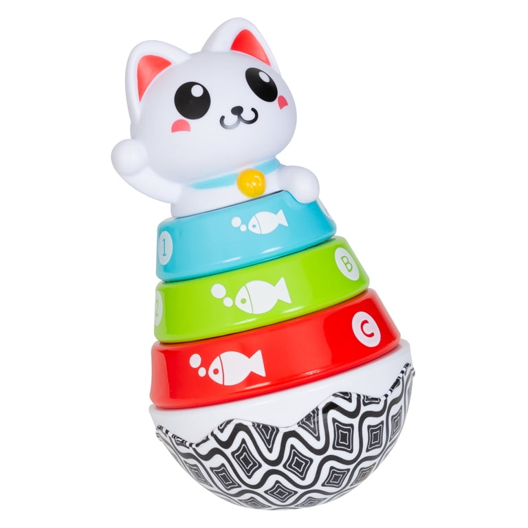 Smart Steps Stack-a-Cat Interactive Stacking Toy, 4 Pieces photo 4