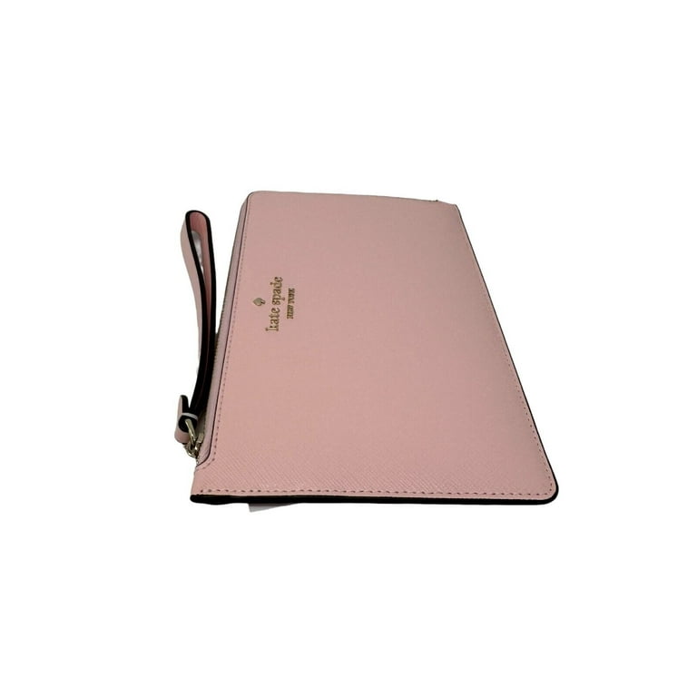 Kate Spade Staci medium L Zip Peony Blossom Leather Wristlet Wallet KG038 139