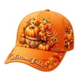 thumbnail image 2 of Trgacdwlo Thanksgiving Printed Baseball Cap for Men Women Fall Harvest Dad Hat Adjustable Happy Thanksgiving Holiday Hat for Autumn Party Daily Outdoor Wear, 2 of 5