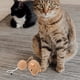 thumbnail image 2 of Juego de 3 juguetes para gatos, pequeños ratones de peluche con cascabel, juguete interactivo para gatos de interior, peluches realistas de rata., 2 of 5