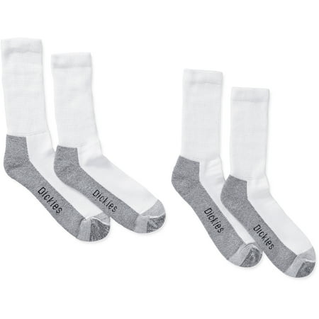 Men's Non-Binding Steel Toe Crew Socks, 2-Pack (Best Socks To Wear With Steel Toed Boots)
