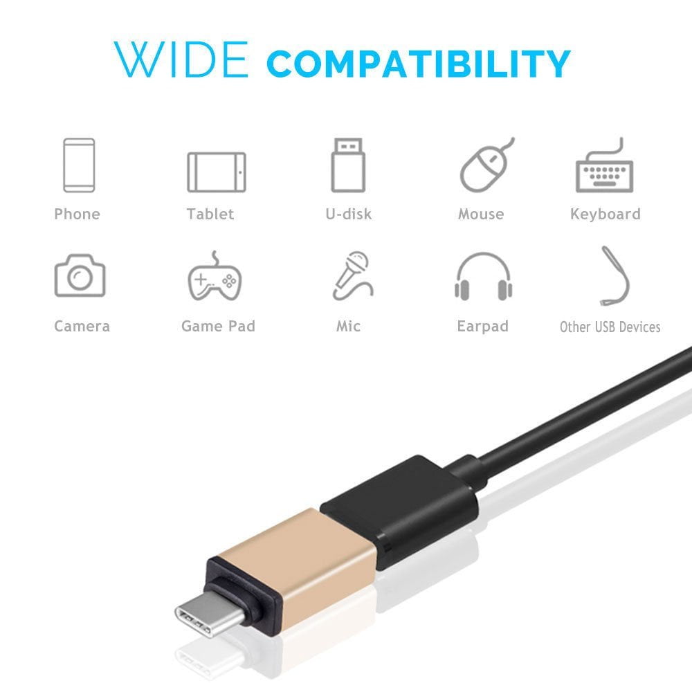 LBECLEY Waptrick C Adapter Usb 1 To Micro & in Adapter Otg 2 Usb Type for  Usb 3.0 Type-C Cable C Adapter Computer Accessories Gaming Accessories for