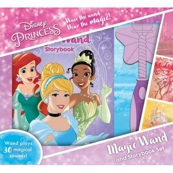 Disney Princess: Magic Wand and Storybook Sound Book Set (Hardcover)