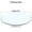 transparent 54", variant on 36 Inch Round Glass Dining Table Top,Circle Tempered Glass Kitchen Table Top with 4-6 Rubber Anti-Slip Ring,0.35'' Clear Circular Dining Table Top, for Dining,Restaurant Table and Lazy Susan