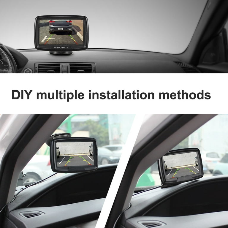 AUTO-VOX Wireless Backup Camera for Car, 3Mins DIY Installation, Back Up  Camera Systems for Truck with Rechargeable Battery-Powered, Super Night