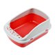 thumbnail image 5 of Caja de arena para gatos, arenero para gatitos, orinal abierto, suministros grandes para mascotas, bandeja de arena para gatos para conejos, animales , grande Yinane Bandeja de arena para gatos, 5 of 8