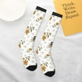 thumbnail image 5 of Salouo Bees And Flowers Print Women's Men's Ankle Socks 1-pack Casual Athletic Socks for Unisex Adult Moisture-Wicking Socks for Daily Wear/Running/Sport, 5 of 8