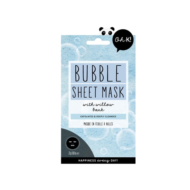 Mascarilla Oh K Bubble de limpieza profunda con oxígeno, 25 ml, unisex