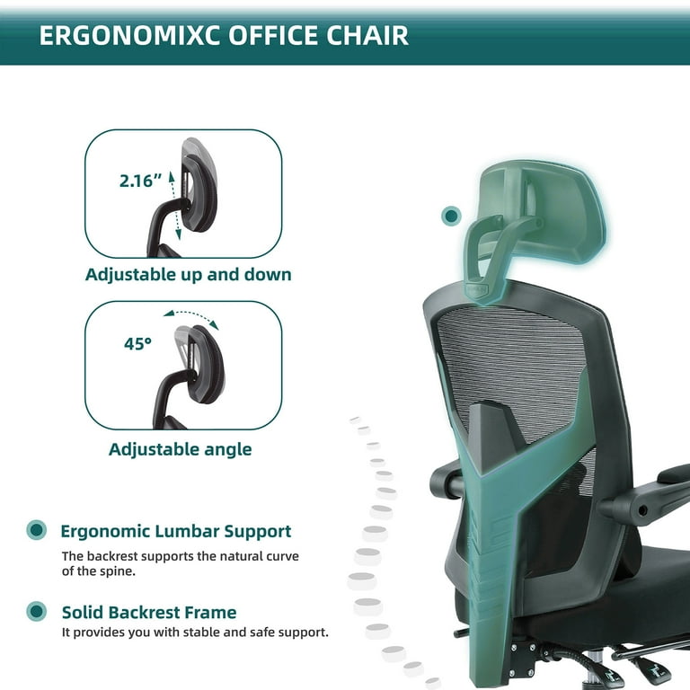 Yoyomax Ergonomic Office Desk Chair - High Back Mesh for Big Yoyomax Ergonomic Office Desk Chair - High Back Mesh for Big