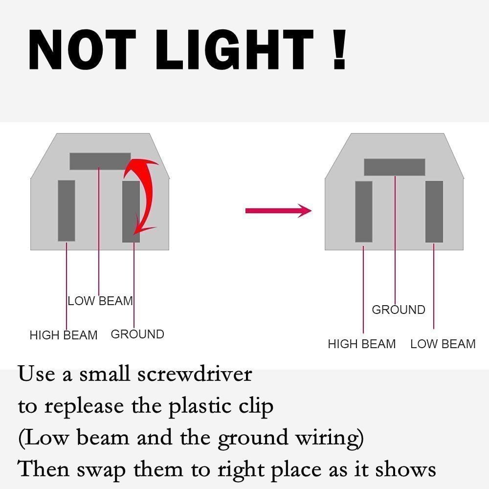 3 Prong Headlight Wiring Diagram - Wiring Diagram