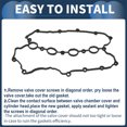 thumbnail image 6 of Unique Bargains Valve Cover Gasket Set for Audi Q7 2006-2010 No.079103484C Cylinder Head Valve Seal Gasket 1 Pcs Rocker Cover Gasket, 6 of 6