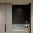 thumbnail image 5 of Peel and Stick PVC Slat Wall Panel 118"x15.75" Self-Adhesive Thick Faux Black Wood Grain Wallpaper Panel 3D Soundproof Wall Panels for Walls & Ceilings, 5 of 12