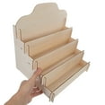 thumbnail image 5 of Hemoton Desktop Postcard Display Stand Wooden Card Storage Rack Multi Purpose Sticker Display Stand For Vendors Office Desks And Tabletop Displays, 5 of 8