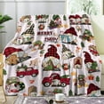 thumbnail image 4 of Christmas Gnome Blanket Gift for Boys Girls, Cute Christmas Throw Blanket Gifts for Teens Cookie Candy Decor Plush Soft Lightweight Flannel Fleece Christmas Tree Blankets for Sofa Bed 60x50In, 4 of 6