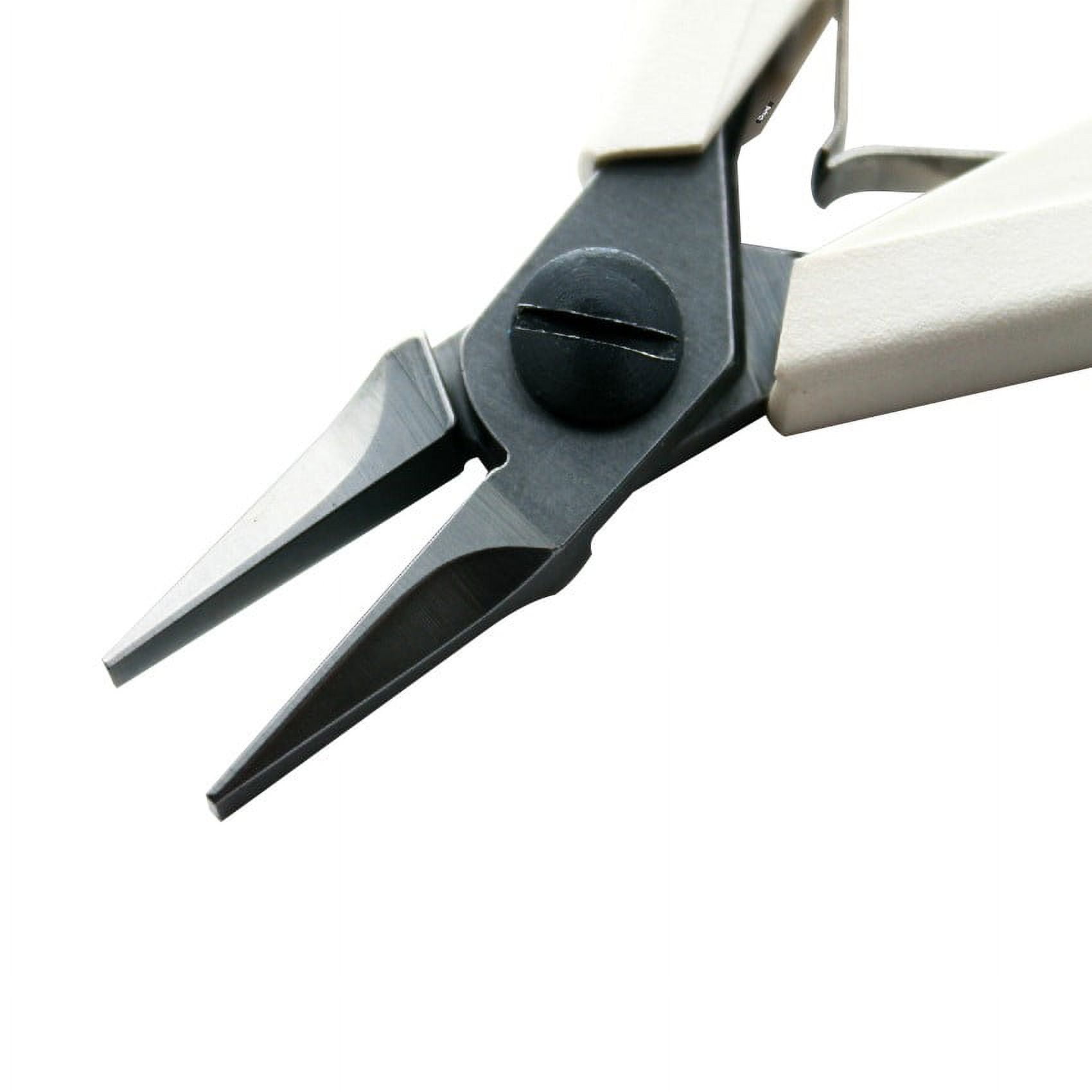 Lindstrom 7490 Supreme Smooth Flat Nose Pliers, 120mm Length, 1.2mm Tip Width