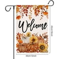 thumbnail image 6 of Fall Garden Flags 12x18 Double Sided for Outside Pumpkin Sunflowers Welcome Small Burlap Decorative Holiday Yard Flag Outdoor Decor, 6 of 6
