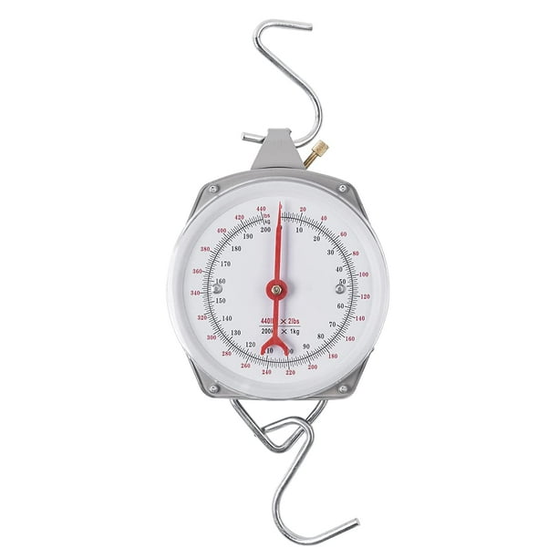 Mechanical Hanging Scales 440lb/200kg, High Accuracy Large Display