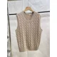 thumbnail image 3 of Chaleco sin mangas tejido con cuello en V para mujer, suéter ajustado, camisa, Jersey de punto, Tops informales, novedad de verano 2023, 3 of 5