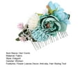thumbnail image 7 of Eoperou Stunning Bridal Wedding Hair Comb Flower Leaves Decor Hair Clip Girls Handmade Headwear Hair Accessories, 7 of 7