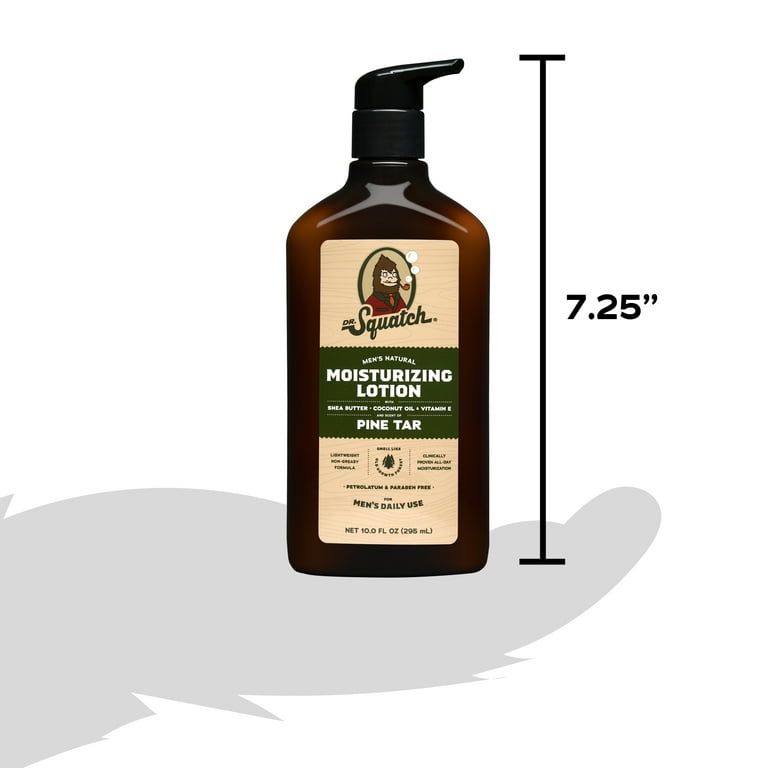 Dr. Squatch Pine Tar Natural Moisturizer Hand Lotion & Body Lotion