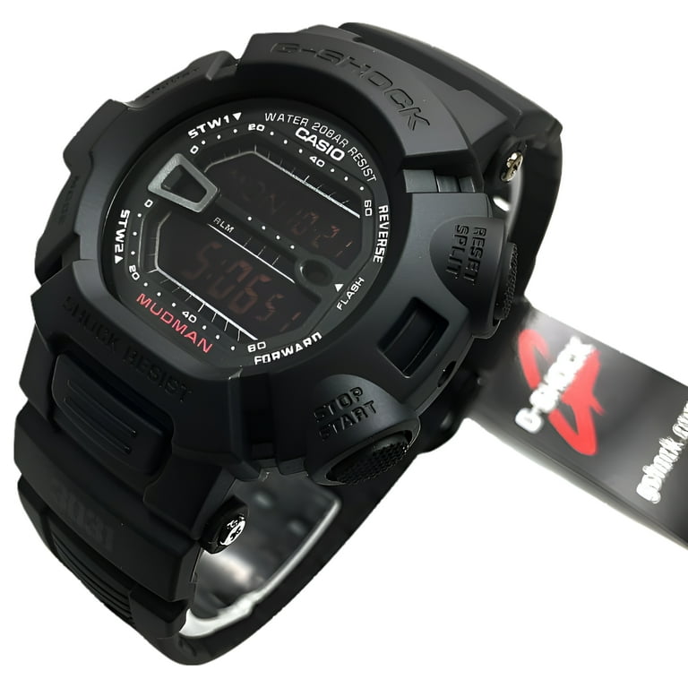 Men s G Force Military Concept Black Digital Watch G9000MS 1CR