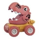 thumbnail image 2 of Dinosaurs Car ABS Pull Back Vehicle Model Toy Inercial Interactive Mini Friction Powered Dibujos animados para Niñas Niño pequeño Tiranosaurio rojo CUTICAT Coche de dinosaurio infantil, 2 of 8