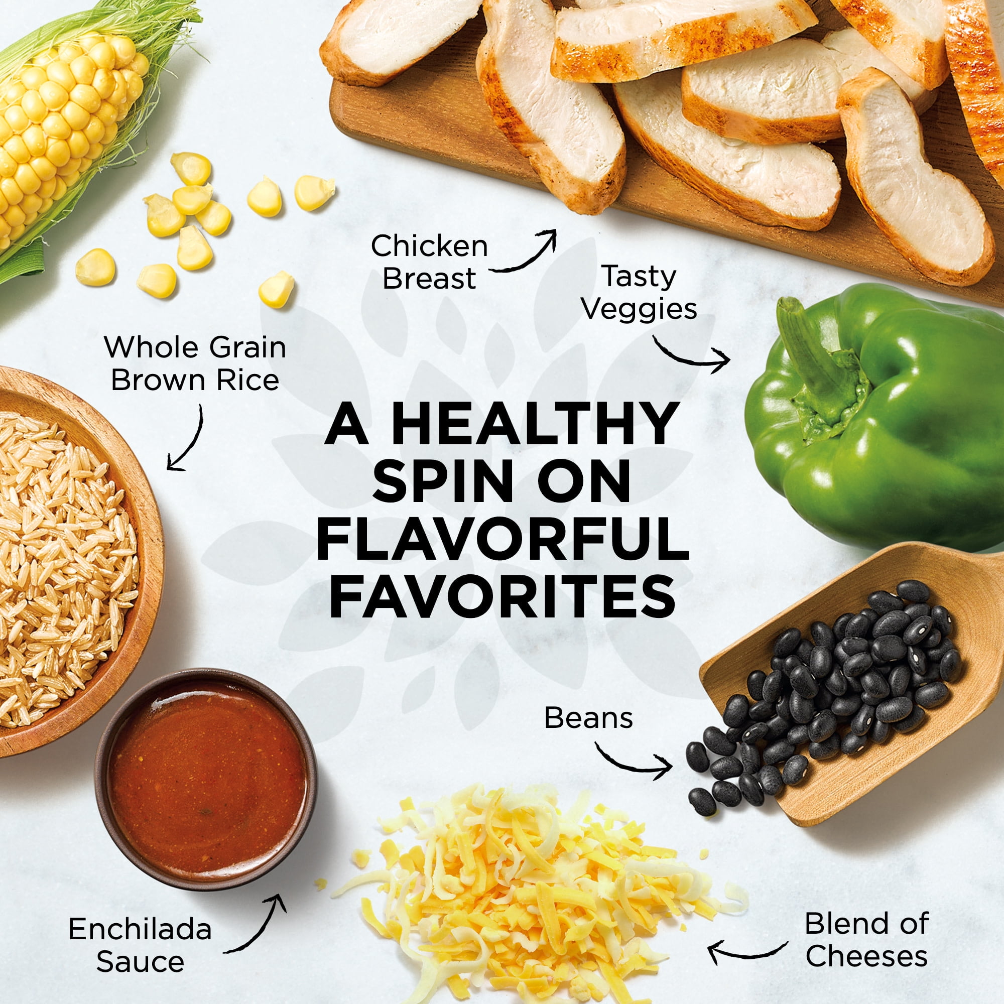Healthy Choice Simply Steamers Southwest Chicken Burrito Bowl, 20g Protein, High Protein & Fiber Frozen Meal, 9.5 oz. Bowl