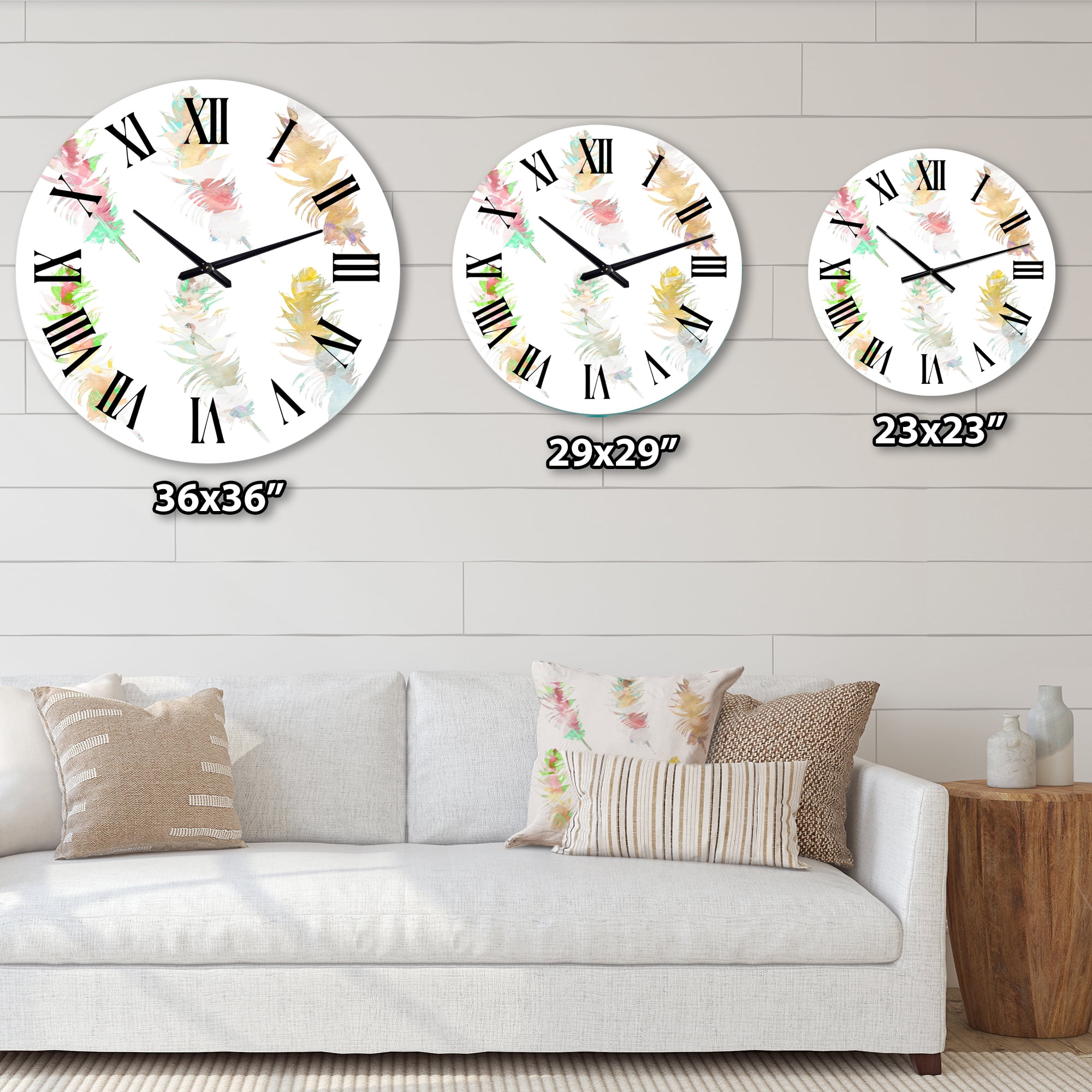 Designart 1 in Bohemian Wall Clock