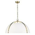 thumbnail image 3 of Golden Lighting Aldrich 5-light Chandelier in Aged Brass, 3 of 23