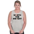 thumbnail image 4 of Worth Weight Pizza Carbs Foodie Lover Tank Top T Shirts Men Women Brisco Brands S, 4 of 5