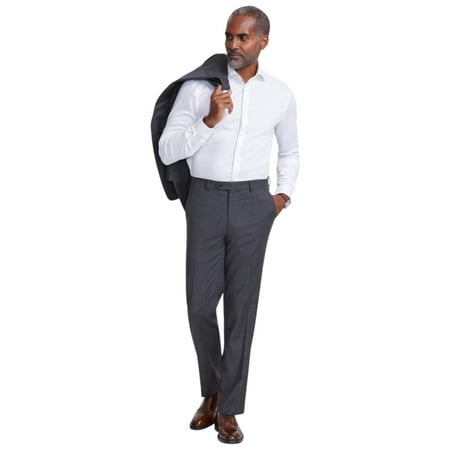 Tallia Mens Classic fit Dress Pants 38 / 32 Blue Solid