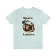 thumbnail image 2 of Space Lasers Chimp Designiuos Funny Smoking Unisex Jersey Short Sleeve Tee, 2 of 10