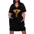 thumbnail image 1 of Fireflies Logo - The Last Of Us - Fireflies vestido suelto con bolsillo para mujer vestidos de noche elegantes para mujer vestidos de fiesta, 1 of 6