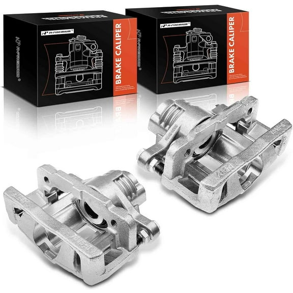A-Premium Disc Brake Caliper Assembly with Bracket Compatible with Cadillac CTS 2003-2008 STS 2005-2011 Rear Left and Right Side 2-PC Set