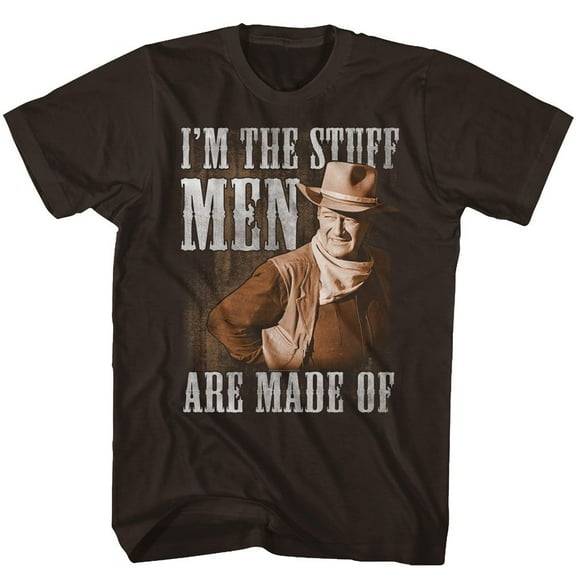 John Wayne The Stuff Dark Brown Adult T-Shirt