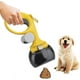 thumbnail image 1 of Amarillo - Recogedor de excrementos para perros con bolsa recolectora plegable para interiores y exteriores, para perros y gatos. (1 unidad), 1 of 5