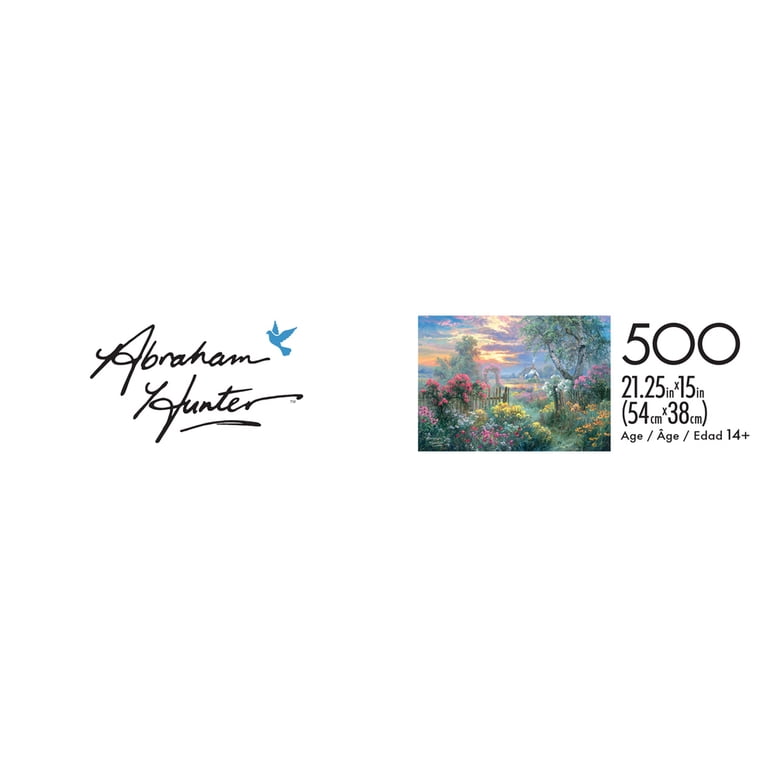 Buffalo Games Abraham Hunter Summer Rose Garden 500-Pc Puzzle photo 6