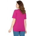 thumbnail image 3 of Turtle Bay New York Womens Short Sleeve Crew Neck Tee Relaxed Fit, 3 of 6