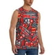 thumbnail image 2 of Fotbe Fire Sign Men's Camiseta sin Mangas Estampada para Hombres, Playera Casual para Gimnasio, Entrenamiento, Playa-Small, 2 of 7