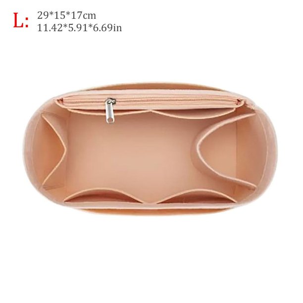 Bolso de mano interno para Longchamp, bolsa organizadora con inserto de fieltro