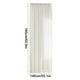 thumbnail image 3 of Cortinas Largas y Transparentes de Voile Blanco, Ideales para Sala de Estar, Dormitorio, Ventanas o Puertas Corredizas de Vidrio. Diseño Moderno a Rayas con Bordados., 3 of 7