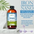 thumbnail image 3 of NutriNoche Liquid Iron Supplement 30 ppm Ultra Pure Crystalline Gluten-Free Vegan 8 Ounces, 3 of 13