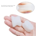 thumbnail image 4 of 1 Par Separadores Dedos Silicona Superpuestos Corrector Hallux (L), 4 of 8